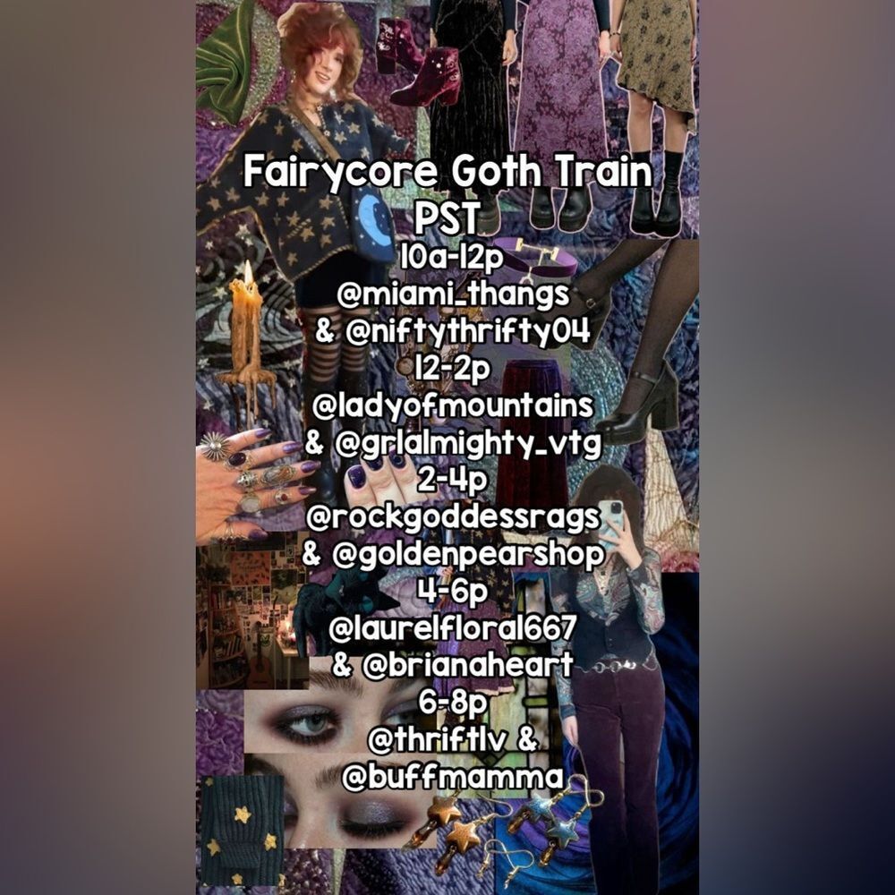 Goth Fairycore Whimsigoth Raid Train!! - Picture 2 of 2